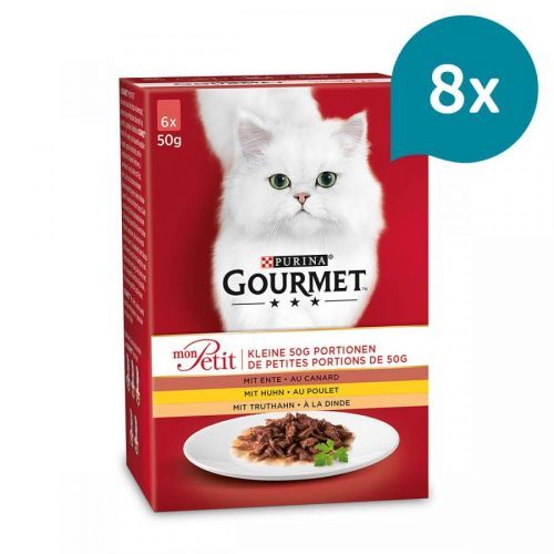 Gourmet Mon Petit drůbeží variace 6 × 50 g