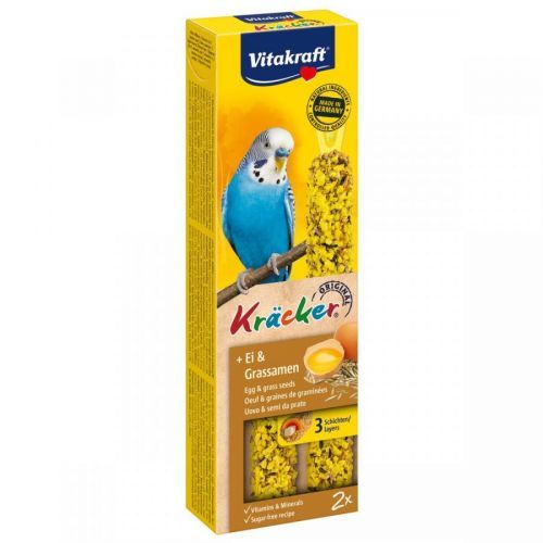 Vitakraft krekry s vejcem a travními semeny pro andulky 2 kusy