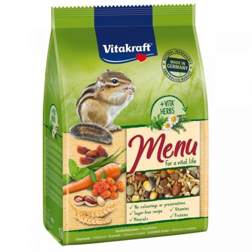 Vitakraft prémiové menu pro čipmanky Vital 600 g