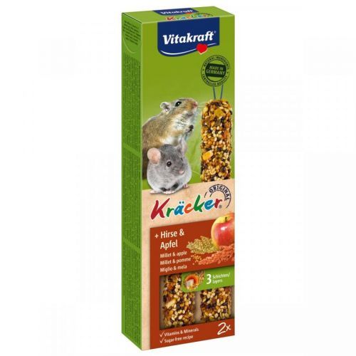 Vitakraft krekry pro malé hlodavce s prosem a jablky