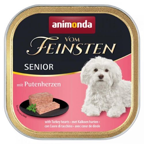 Animonda Vom Feinsten Senior krůtí srdce 22 × 150 g