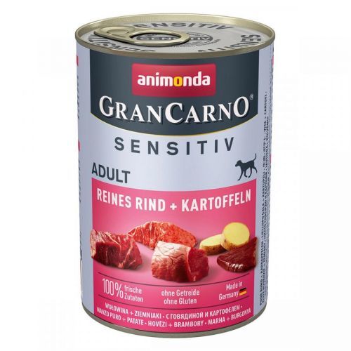 Animonda GranCarno Sensitiv čisté hovězí maso s bramborami 6 × 400 g