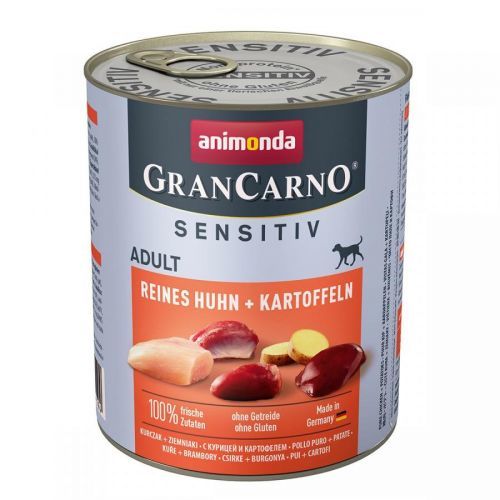 Animonda Grancarno Sensitiv Huhn & Kartoffel, kuřecí a brambory 6 × 800 g