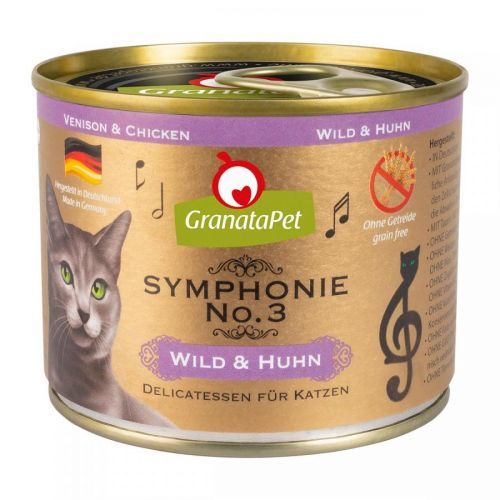 GranataPet Symphonie No. 3 zvěřina a kuřecí maso, 6 x 200 g
