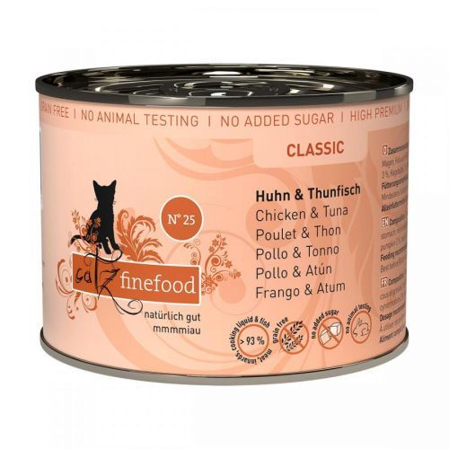 catz finefood No. 25 kuřecí maso a tuňák 24 × 200 g