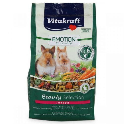Vitakraft Emotion Beauty Selection Junior zakrslý králík 600 g