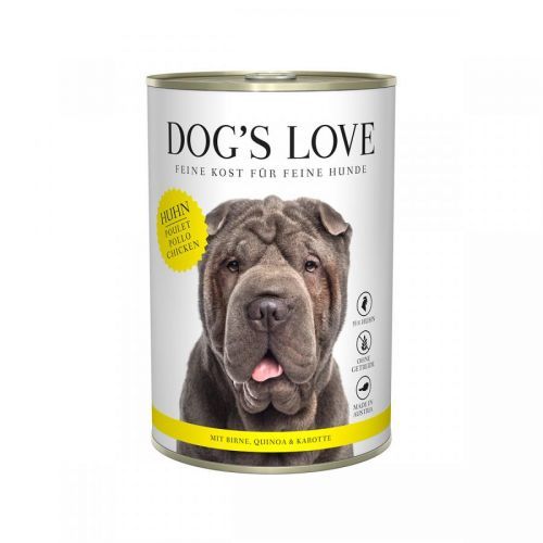 Dog's Love Classic kuřecí maso s hruškou, quinoou a mrkví 6 × 400 g