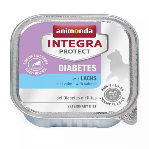 Animonda Integra Protect Diabetes s lososem 16 × 100 g