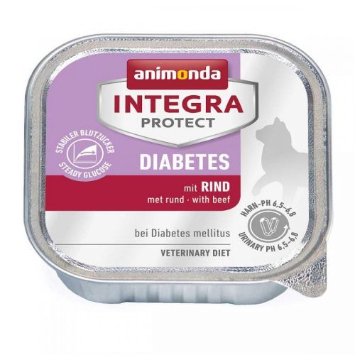 Animonda Integra Protect Diabetes s hovězím 16 × 100 g