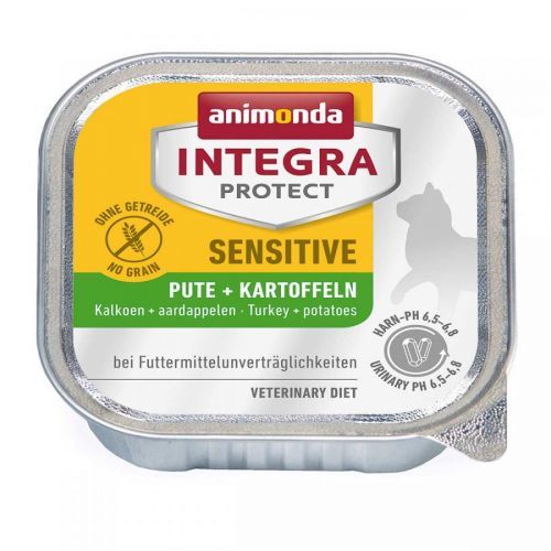 Animonda Integra Protect Sensitive krůta a brambory 16 × 100 g