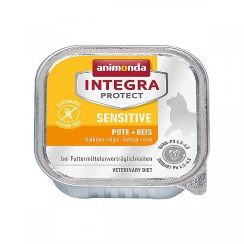 Animonda Integra Protect Sensitive krůtí maso s rýží 16 × 100 g