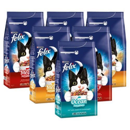 Felix Sensations 6 × 2 kg Míchané balení