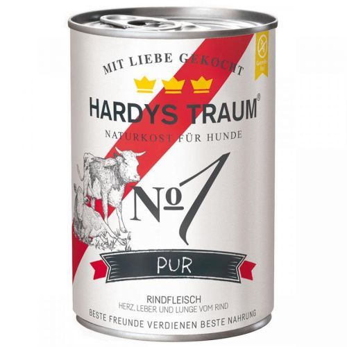 Hardys Traum Pur No. 1 s hovězím masem 6 × 400 g