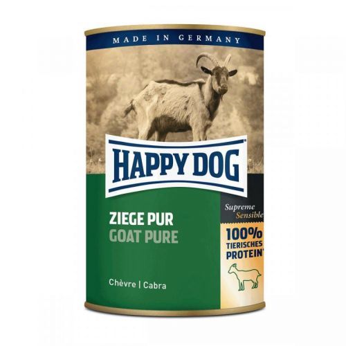 Happy Dog Pur s čistým kozím masem 12 × 400 g