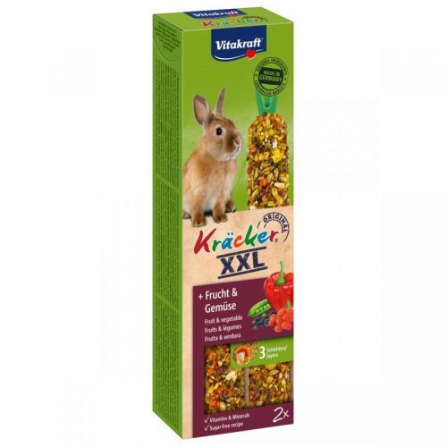 Vitakraft krekry XXL ovoce a zelenina 2 kusy