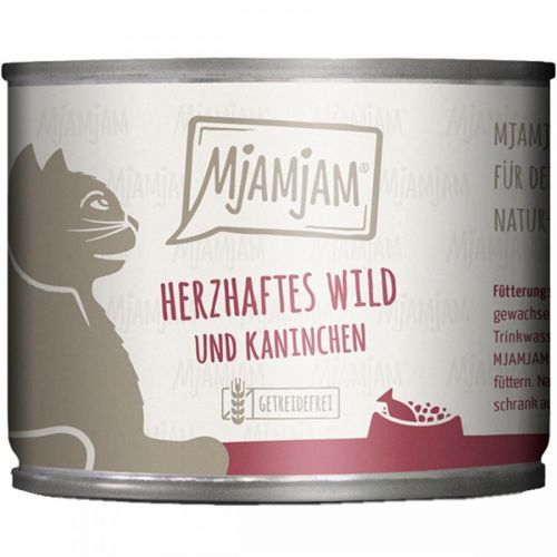 MjAMjAM vydatná zvěřina a králičí maso na šťavnatých borůvkách 6 × 200 g