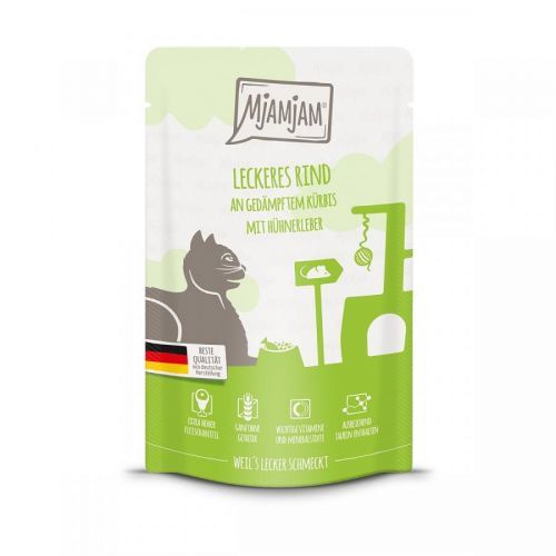 MjAMjAM Quetschie vynikající hovězí maso na pařené dýni 12 × 125 g