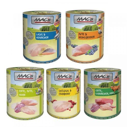 MAC'S Cat, 60 × 400 g, variace chutí masa 2