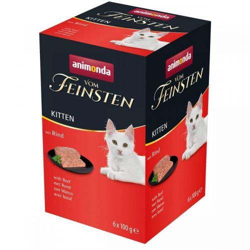 Animonda Vom Feinsten Kitten hovězí 6 × 100 g