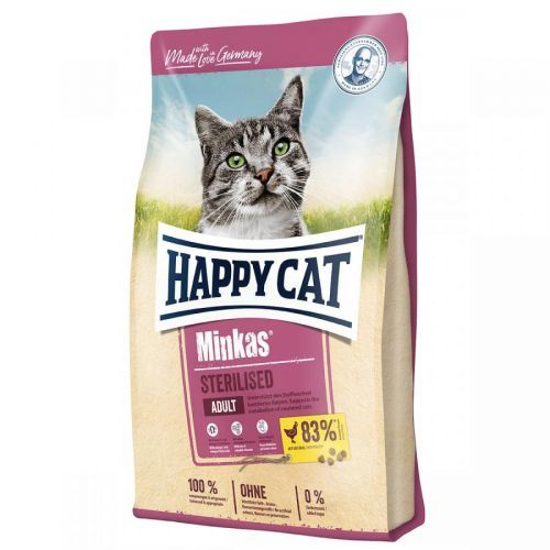 Happy Cat Minkas Sterilised drůbež 1,5 kg