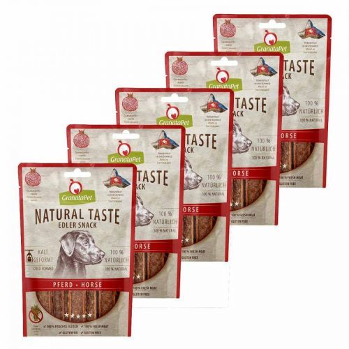 GranataPet Natural Taste Edler Snack, Kůň 90 g