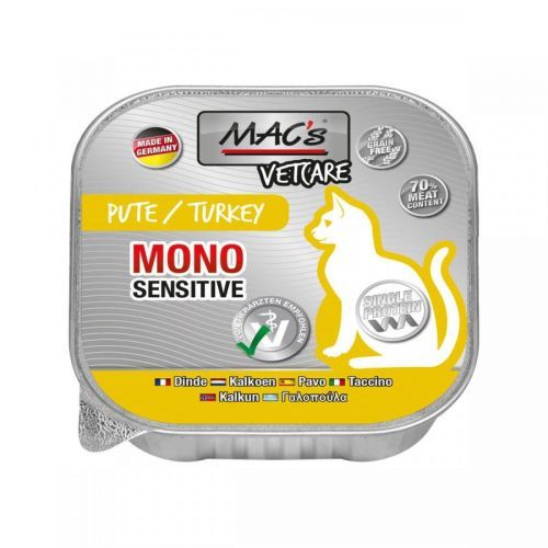 MAC's CAT Vetcare Mono krůta 16 × 100 g
