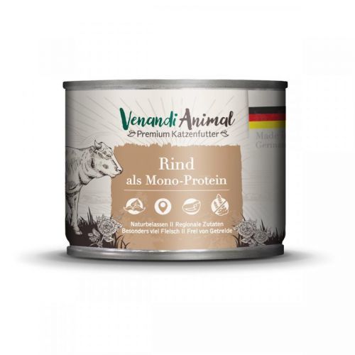 Venandi Animal – hovězí jako jediný zdroj bílkovin 6× 200 g