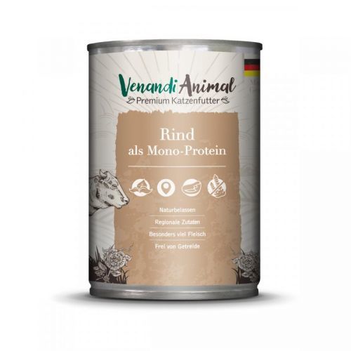 Venandi Animal – hovězí jako jediný zdroj bílkovin 6 × 400 g