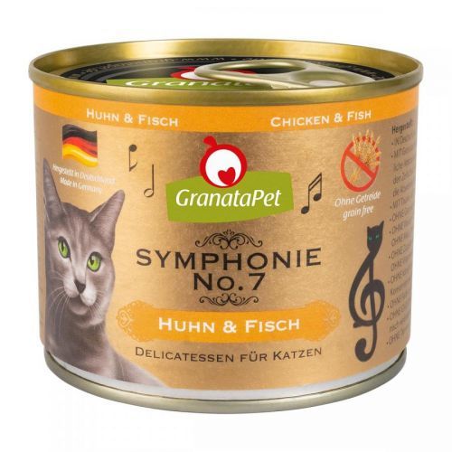 GranataPet Symphonie No. 7 kuře a ryba 6× 200 g