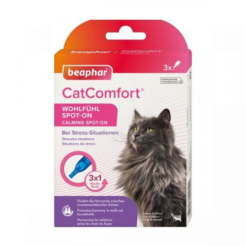 beaphar CatComfort® uklidňující spot on, 3× 0,55 ml