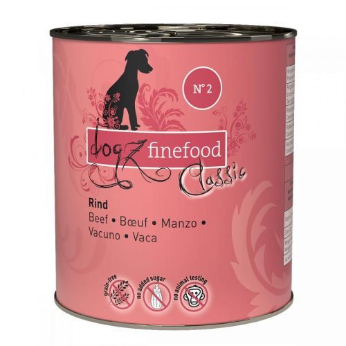 dogz finefood No. 02 hovězí 6 × 800 g