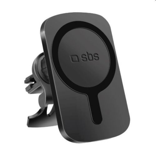 SBS Držák do auta MagCharge pro MagSafe nabíjení do mřížky, černá