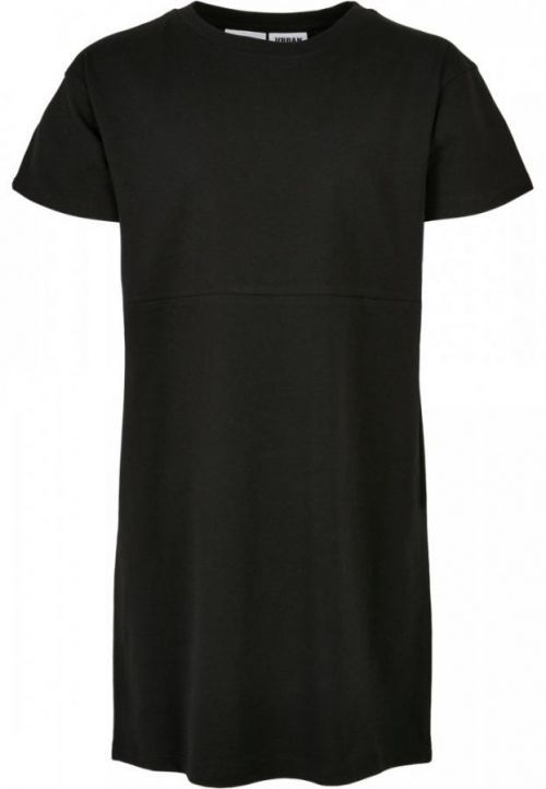 Girls Organic Oversized Tee Dress - black 110/116