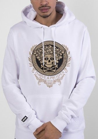 Mikina C&S WL Badusa Hoody - white/mc L