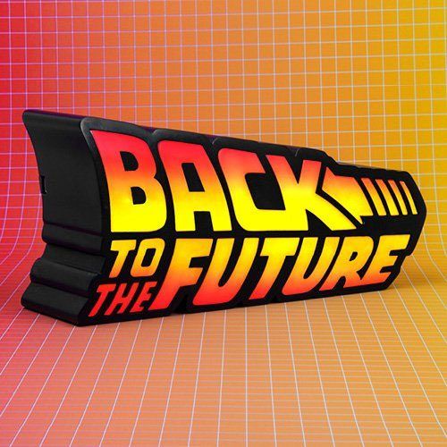 Fizz Creations | Back to the Future - světlo  Logo 25 cm