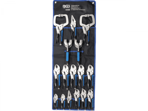 Samosvorné kleště, různé čelisti a rozměry, sada 16 ks - BGS 4495