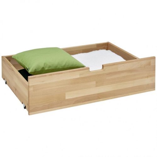 Carryhome VYSOUVACÍ DÍL POD POSTEL, 90,9/27,2/70 cm, buk