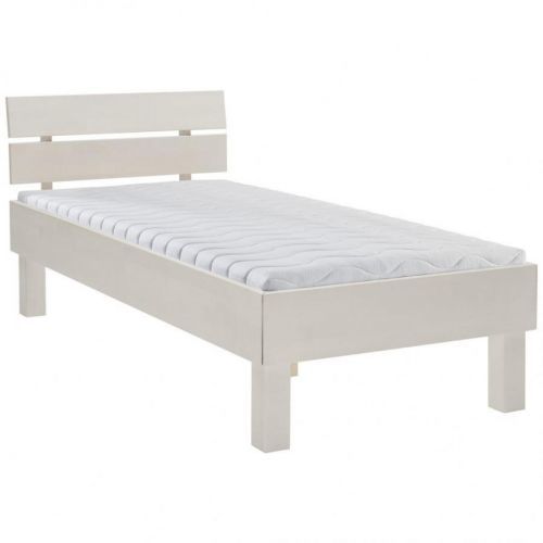 Carryhome POSTEL, 90/200 cm, dřevo, bílá