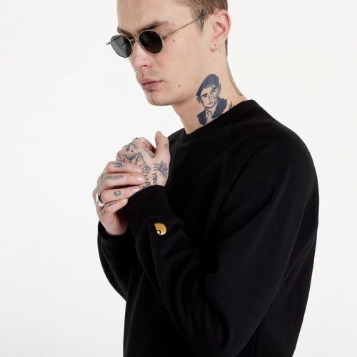 Carhartt WIP Chase Sweat Black/ Gold  S