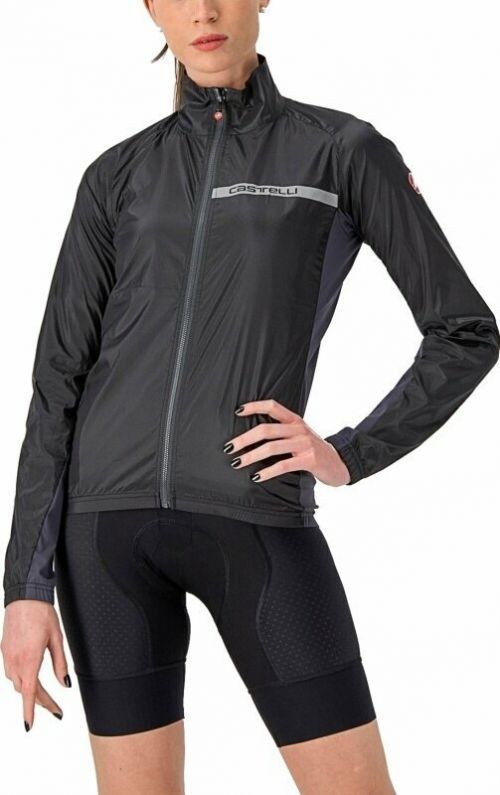 Castelli Squadra Stretch W Jacket Light Black/Dark Gray XL