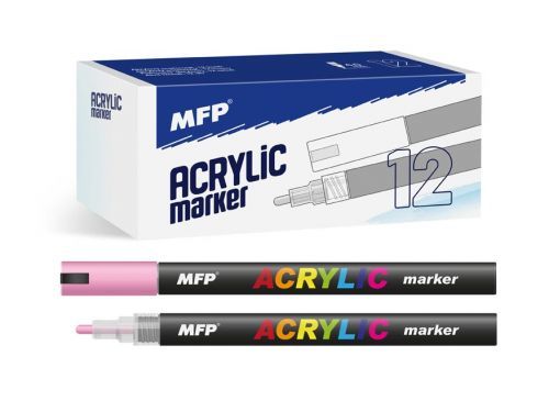 MFP 6410826 Akrylový popisovač 4mm - růžový