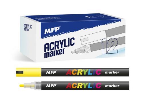 MFP 6410832 Akrylový popisovač 4mm - žlutý