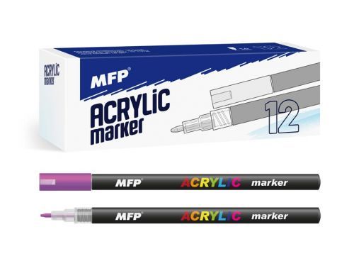 MFP 6410837 Akrylový popisovač 1mm - fialový tmavý