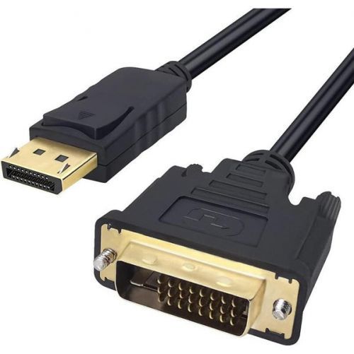 Kabel propojovací DisplayPort na DVI-I Dual Link, 1,8m, černá