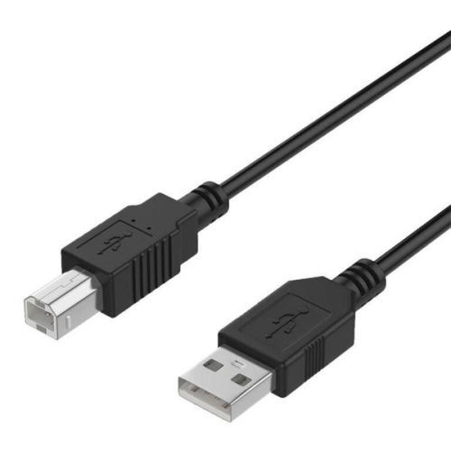 Kabel USB-A (male) na USB-B (male), 1,5m, černá