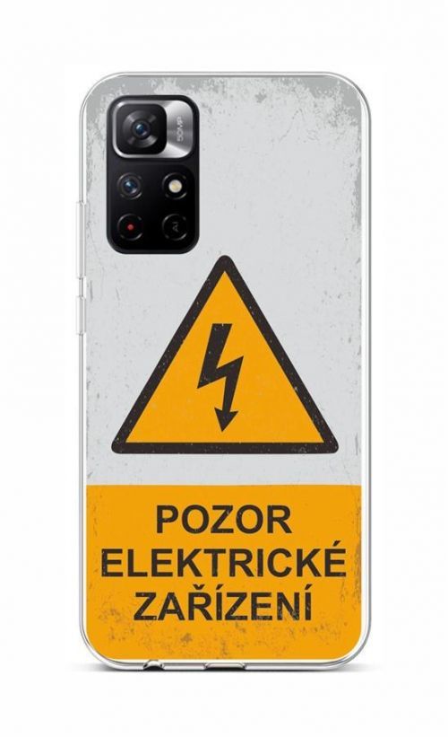 Kryt TopQ Xiaomi Poco M4 Pro 5G silikon Pozor elektrické zařízení 71230