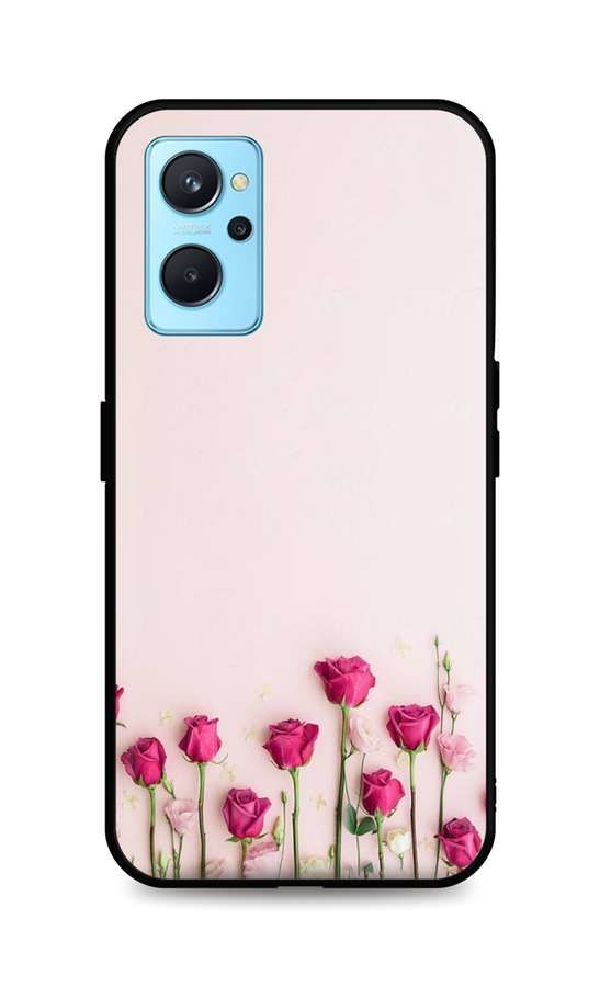 Kryt TopQ Realme 9i silikon Roses 71163
