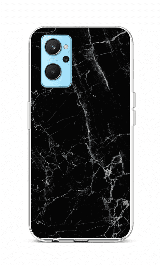Kryt STYLE TopQ Realme 9i silikon Mramor černý 71104