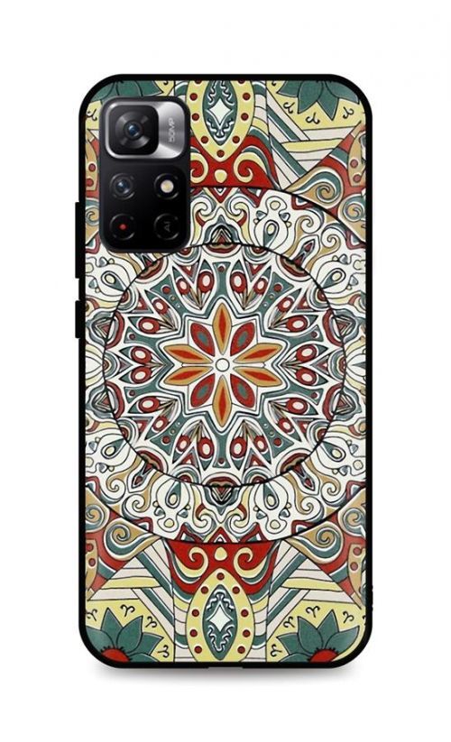 Kryt TopQ Xiaomi Poco M4 Pro 5G 3D silikon Barevná mandala 70950