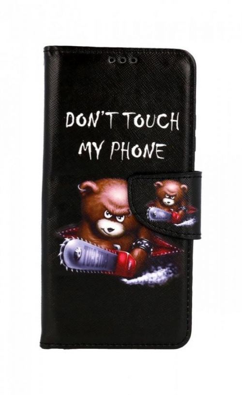 Pouzdro TopQ Xiaomi Poco M4 Pro 5G knížkové Don't Touch méďa 70896